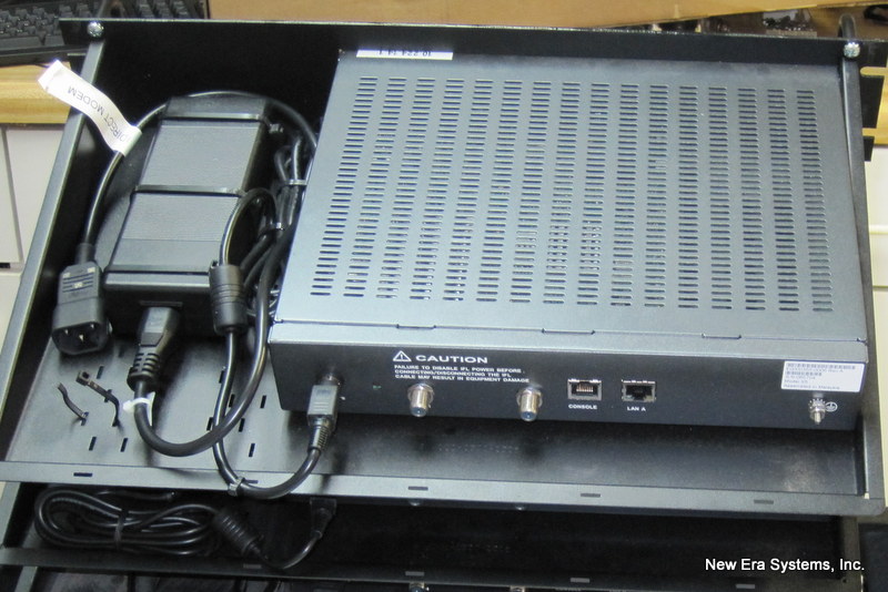 idirect evolution X5 router with 19 inch rack